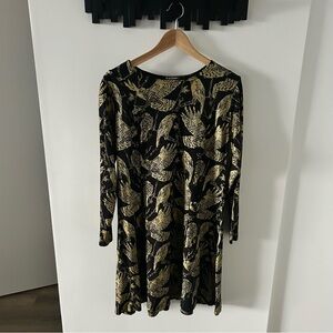 Thief & Bandit Alyson Shift Dress in Birds of Prey